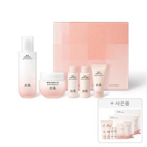 한율 빨간쌀 보습탄력 에센스 크림 2종 세트, 1개 + 증정(보습탄력 3종 키트, 2개 + 에센스 스킨 18ml, 2개 + 크림 15ml, 2개)