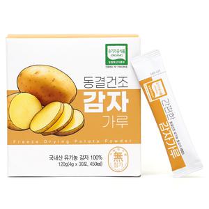 유기농 감자가루 분말스틱 4gx30포 국내산 동결건조 생감자