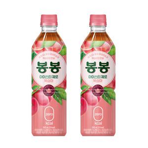 봉봉 아이스티제로 복숭아 500ml 24개