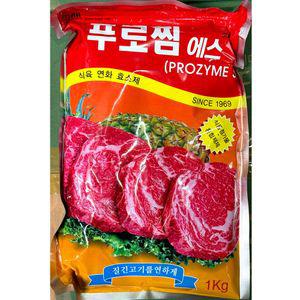 바이오랜드 프로찜 1Kg고기연육제 고기연육첨가물 식품첨가물 연화효소 식
