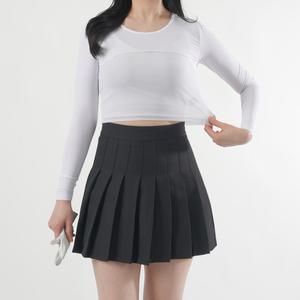 여성 골프 볼레로 이너웨어 여름 냉감 스킨 크롭 티셔츠 여성골프웨어 UV차단 MB2401
