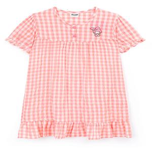 산리오 여아 마이멜로디 선염체크 파자마원피스