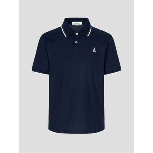 빈폴 BEANPOLE MEN 허니쿨 티핑 칼라넥 티셔츠 네이비 BC5442C18R 327335