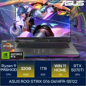 ASUS ROG STRIX G16 G614FR-S5122 (RAM 32GB_WIN11)_마우스+장패드증정 AN