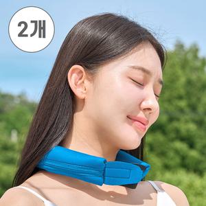 1+1 국산 얼음목걸이 400g 대용량 넥쿨러 얼음목도리 아이스튜브 목아이스팩