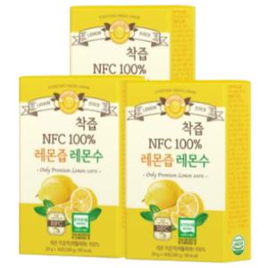 헬로바이오 레몬즙 레몬수 착즙 NFC 100 주스 14포 X3