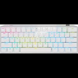 Corsair K70 PRO 미니 무선 RGB 60% 게이밍 키보드 - 체리 MX 레드 스위치 화이트 리퍼비시
