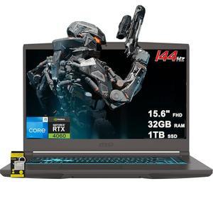 MSI 얇은 15 게이밍 노트북 15.6인치 FHD IPS 144Hz 인텔 옥타 코어 i5-13420H (비트 i7-12650H) 32GB RAM