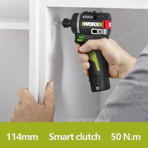 전동임팩Worx WU139 무선 스크루 드라이버 듀얼 속도 50Nm 12v 1800rpm 18+1 브러시리스 모터 조정 토크 Un