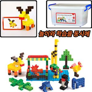 링크 멀티큐브블록 종합세트 500P 소근육발달 조카선물 어린이블럭 어린이집교구