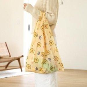 [하프클럽/]카카오프렌즈 춘식이 폴딩 장바구니 - 휴대용 가벼운 접이식 장