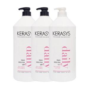 케라시스 데미지 샴푸 1500ml x2 + 컨디셔너 600ml (대용량)