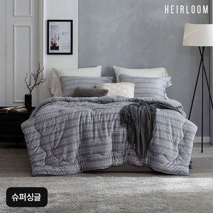 (슈퍼싱글)에어룸 수면온감 보온기능성 극세사 침구세트(이불+패드+베개커버)
