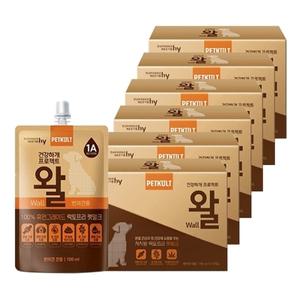 hy 한국야쿠르트 펫쿠르트 건강하개 프로젝트 왈 100mlX10개입X6박스