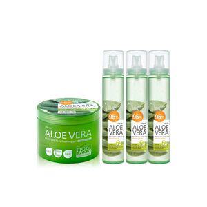 과일나라 알로에 미스트 125ml 3개+수딩젤 500ml