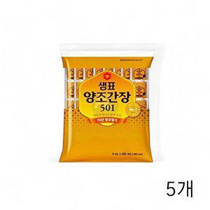 [셀러허브 패션][JHQSG16Q_52ER]양조간장 X 501 1.2Kg (6ml 200입) 5개