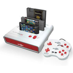 Retro Bit Super Retro Trio HD Plus 720P 3 in 1 콘솔 시스템 HDMI 포트 오리지널 NES SNES 슈퍼 닌텐도