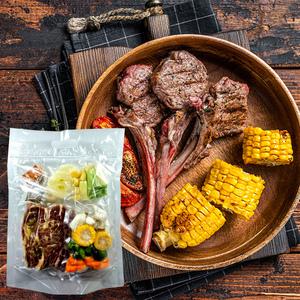맛있는 양갈비 숄더렉 스테이크920g (양고기시스닝+야채포함)+가니쉬채소150g
