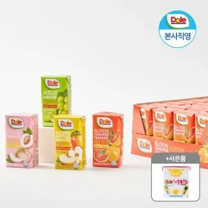 [Dole 돌 본사직영] 돌 100% 과즙주스 6종 (골든애플/머스캣/블러드오렌지/파인/망고/포도) 32팩 1박스+ 폴리백