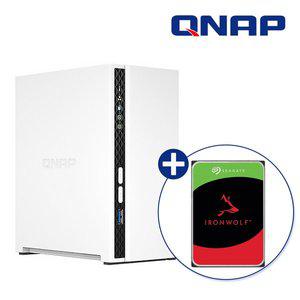 [큐냅]6TB 합본 QNAP TS-233-KR 2베이 나스 스토리지 - 아이언울프 3TB X 2개 구성