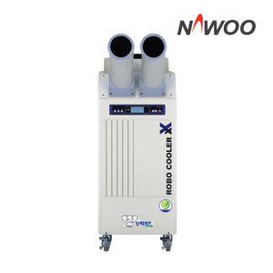 NEC-2510T 나우이엘 이동식 에어컨 산업용 코끼리 2구 주차장 건설현장 공업용 야외