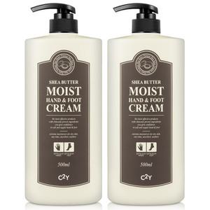 대용량 쉐어버터 풋크림 & 핸드크림 500ml 2개/핸드로션