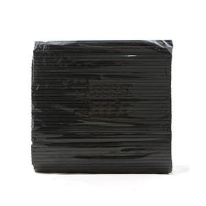 7mm 21cm 검정 일자 스트로우 음료용 1박스 10000개