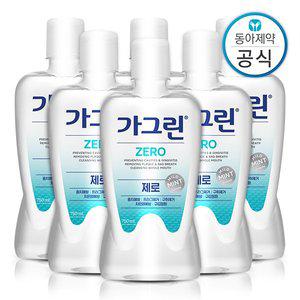 [가그린] 제로 가글 750ml 6개 구강청결제/입냄새제거