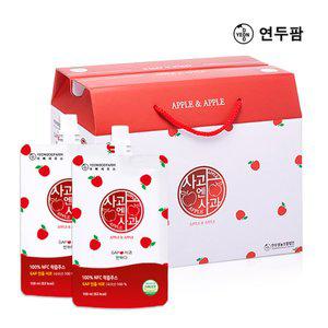 [연두팜] 돌려따는) NFC 착즙 프리미엄 사과즙 100ml 40개입 한박스