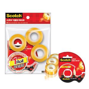 3M 스카치 다용도 테이프 550 리필3+디스펜서1 12mmx20m