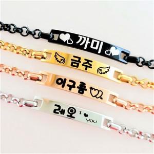 서은이네 애견이름표 보호자분 팔찌 강아지고양이 목걸이 써지컬스틸4종칼라
