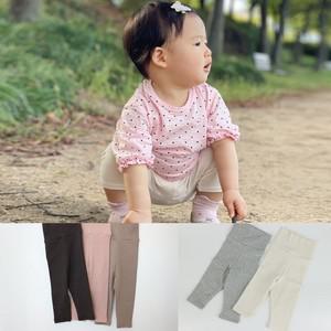 신생아 유아 9부 배앓이방지 레깅스 배쫄바지 스판면