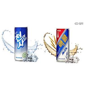 [일화]1+1 맥콜250ml*30캔+천연사이다250ml*30캔_ 총 60캔, 60개, 250ml