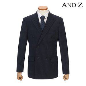 [지오지아][앤드지] 네이비 스트라이프 패턴 이모션 정장자켓(BZY1SB1151)