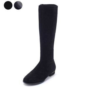 갤러리아 세라 여성 스웨이드 스판 삭스 롱 부츠 TCL21400 세무블랙 2CM