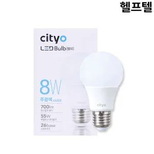 LED BULB CITYO 8W 주광색 6500K TP-KR-A60-8-DL