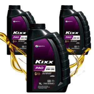 킥스 파오 5W30 가솔린 LPG 겸용 합성 엔진오일 1L x1개
