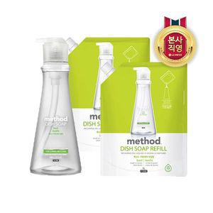 [엘지생활건강]메소드 바질 용기 532ML 친환경_RC + 리필 1000ml  2개[31869761]