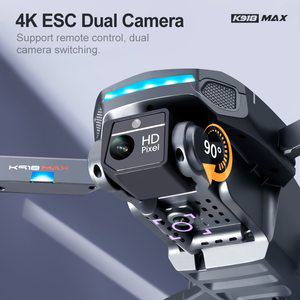K918 최대 GPS 드론 4K 전문 장애물 회피 8K 듀얼 hd 카메라 브러시리스 접이식 쿼드 콥터 RC 거리 1200M
