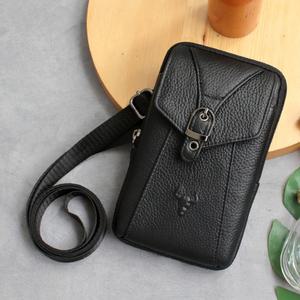 남자 가죽크로스백 크로스가방 남성 핸드폰 미니힙색 재재데이