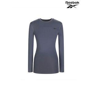[아웃도어스/리복]Reebok남성 그레이 컴프레션 긴팔티셔츠