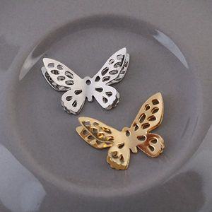 비즈아이 [7311-12]메탈펜던트 겹리본나비 20x13mm ,1개