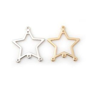 비즈아이 [7201-06]메탈펜던트 프레임별3구 22x25mm ,1개