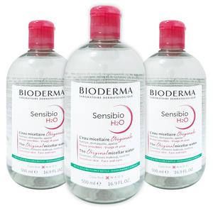 바이오더마 센시비오 H2O 클렌징워터 500ml 3개