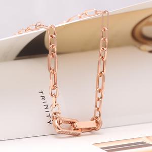14K/18K 넬바리 볼드 클립체인 목걸이