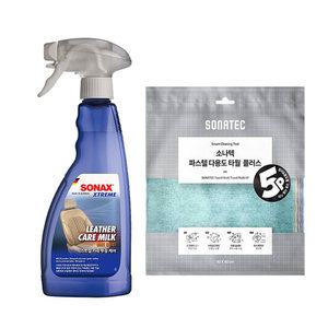 소낙스 익스트림 가죽무광케어 500ml 파스텔 타월5P