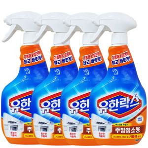 유한크로락스 유한락스 주방청소용 600ml 4개