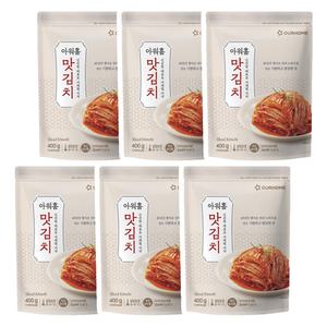 아워홈 맛김치 400g x 6봉