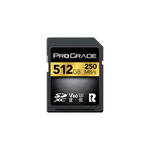 [ProGrade] 프로그레이드 512GB SD 메모리카드 SDXC UHS-II V60 250MB/s