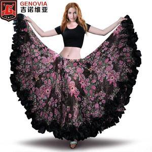 소품 벨리 댄스 시폰 부족 보헤미아 25 720 롱 스커트
